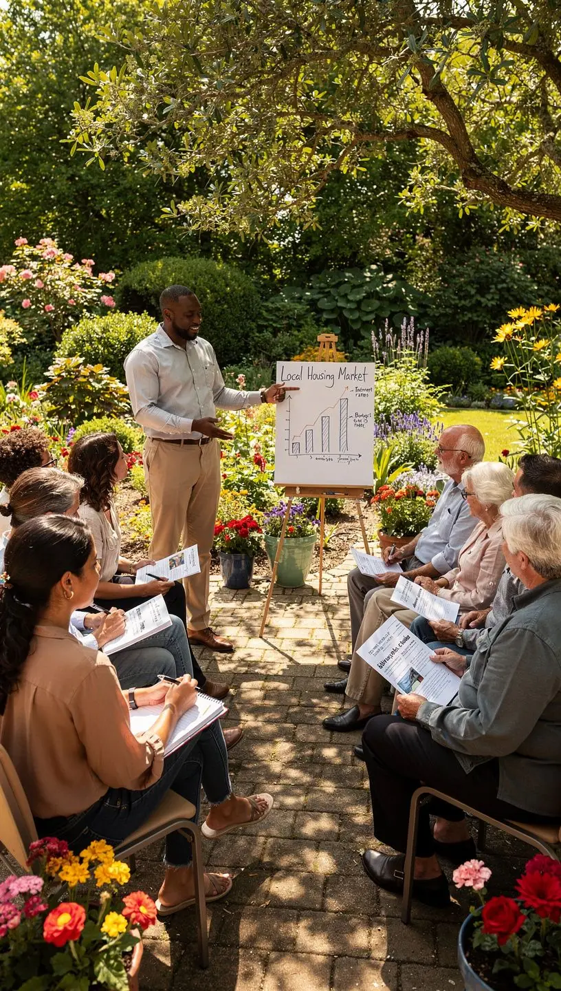 Zespół specjalistów doradzających klientom na temat wynajmu mieszkań w sezonie letnim.