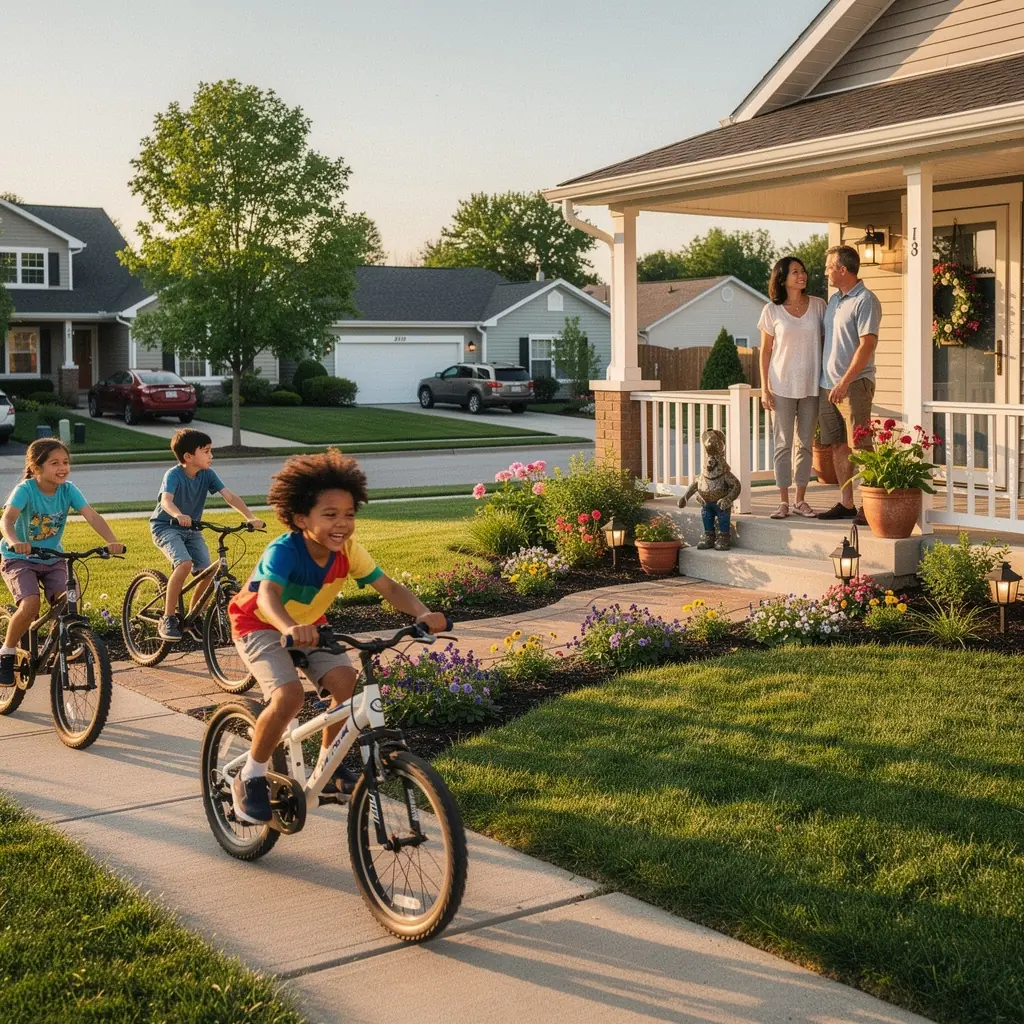 Zespołowe planowanie dnia przeprowadzki z harmonogramem i wskazówkami na dużym biurku.